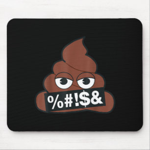 Officiell Emoji Bajs Censurerad Gul Leende Ansikte Musmatta