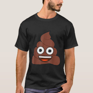 Officiell Emoji Bajs Glad Gul Leende Ansikte T Shirt