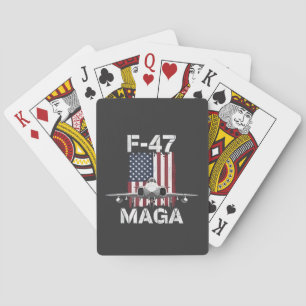 Officiell F47 Maga Fighter Jet F-47 Jet Fighter Lu Casinokort