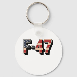 Officiell F47 Maga Fighter Jet F-47 Jet Fighter Lu Nyckelring