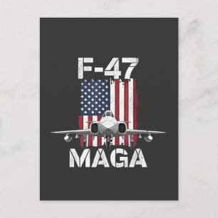 Officiell F47 Maga Stridsflygplan F-47 Jet Fighter Inbjudan Vykort