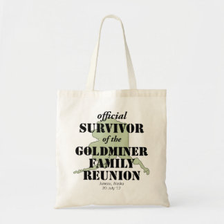Officiell Family Reunion Survivor - Alaska Grönt Tygkasse