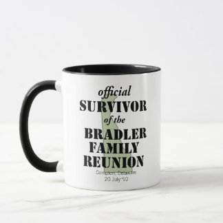 Officiell Family Reunion Survivor - Delaware Grönt Mugg