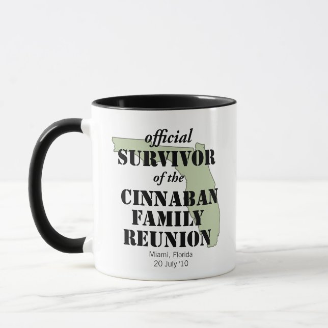 Officiell Family Reunion Survivor - Florida Grönt Mugg (Vänster)