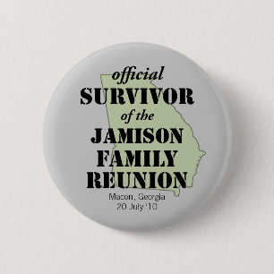 Officiell Family Reunion Survivor - Georgia Grönt Knapp