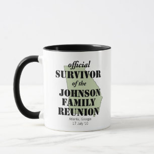 Officiell Family Reunion Survivor - Georgia Grönt Mugg