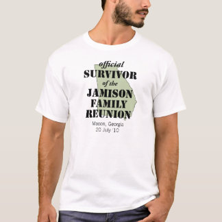 Officiell Family Reunion Survivor - Georgia Grönt T Shirt