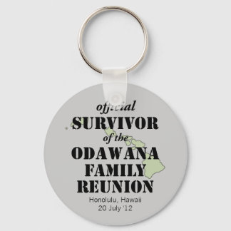 Officiell Family Reunion Survivor - Hawaii Grönt Nyckelring