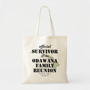 Officiell Family Reunion Survivor - Hawaii Grönt Tygkasse