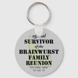Officiell Family Reunion Survivor - Idaho Grönt Nyckelring