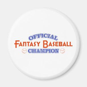 Officiell fantasibaseballmästare magnet