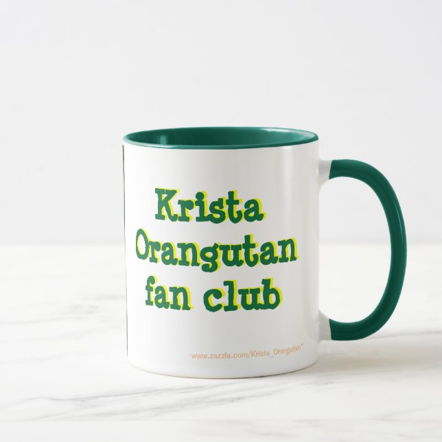 Officiell fläktklubbKrista Orangutan Mugg (Höger)