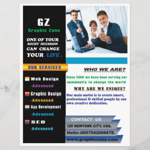 Officiell Flyer för IT-företag