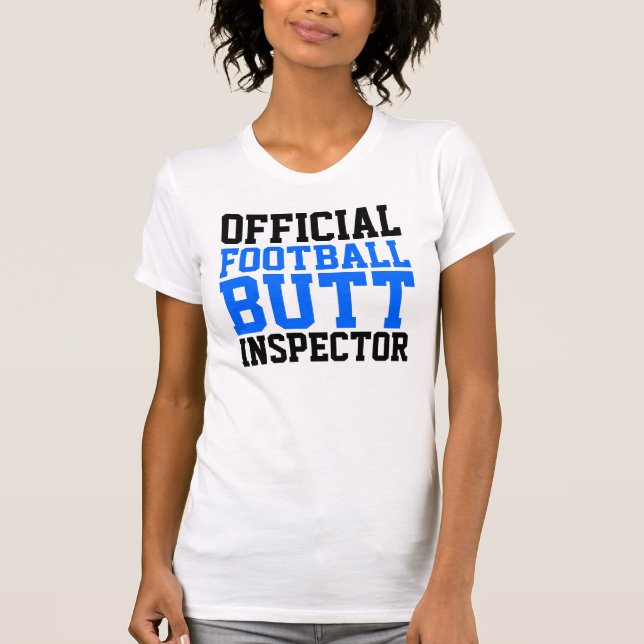Officiell Football Butt Inspection Dam, Tanktop T-shirt (Framsida)