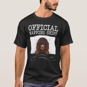 Officiell för sömnmask Napping Irish Vatten Spain T Shirt