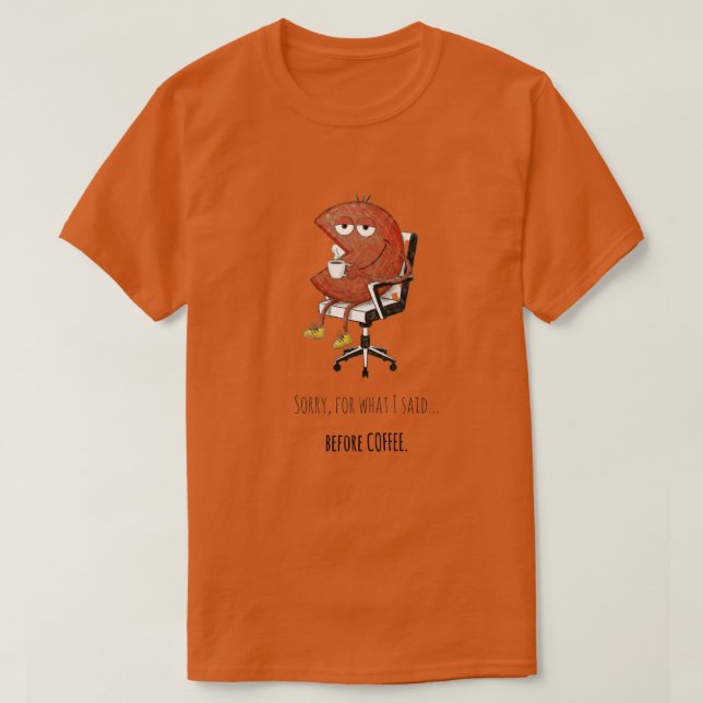 Officiell förkaffevarning Rollig stämning T-shirt (Design framsida)