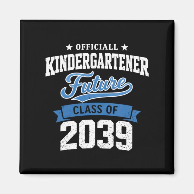 Officiell förskoleelev Framtida Cl 2039 Dekor Magnet (Framsidan)