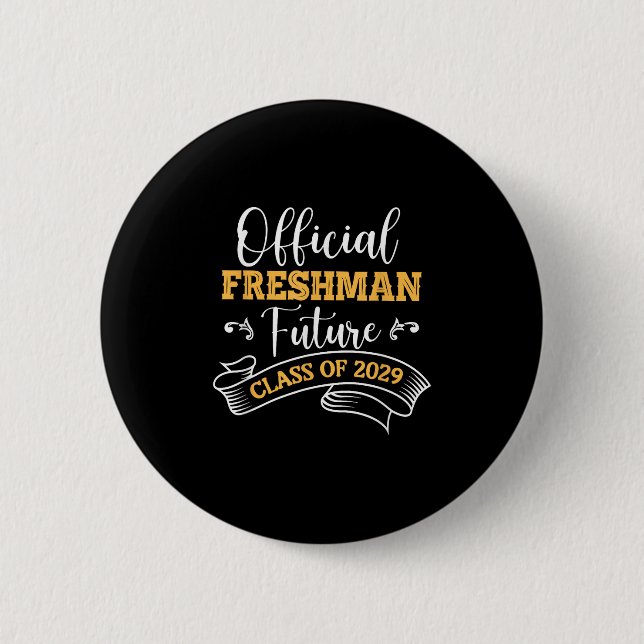 Officiell Freshman Future KL av 2029 Första dagen  Knapp (Framsida)