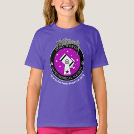Officiell FWAS Logotyp Girls Lila T-Shirt
