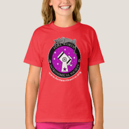 Officiell FWAS Logotyp Girls Red T-Shirt