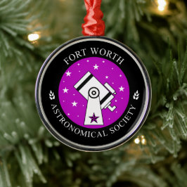 Officiell FWAS-logotyp julgransprydnad Metall