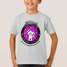 Officiell FWAS Logotyp Kids Ash T-Shirt