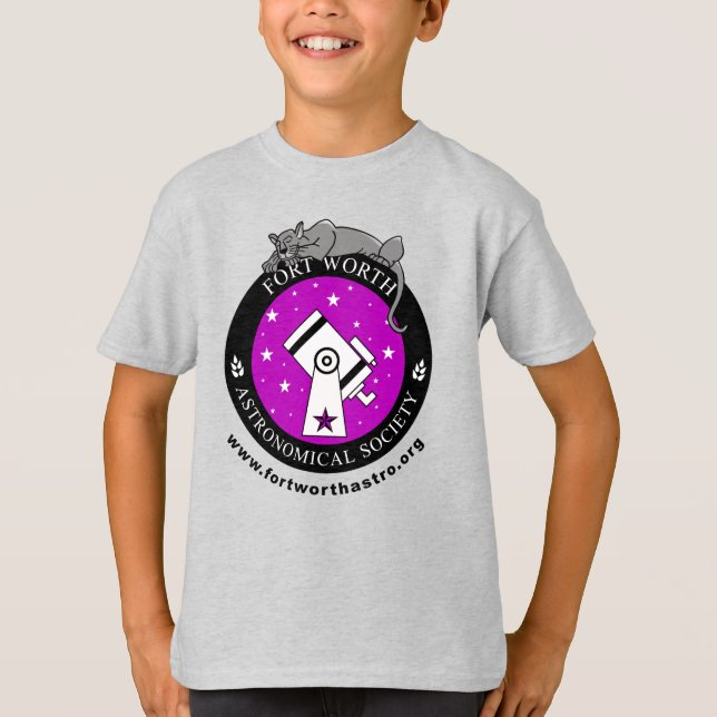 Officiell FWAS Logotyp Kids Ash T-Shirt (Framsida)