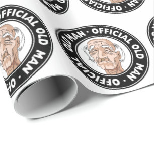 Officiell gamal man presentpapper