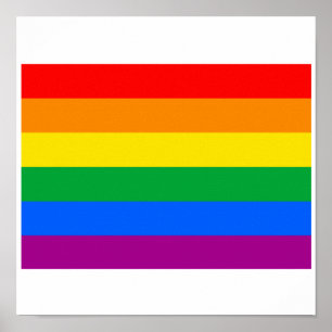 OFFICIELL GAY PRIDE FLAGGA POSTER