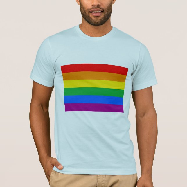 OFFICIELL GAY PRIDEFLAGGA TEE (Framsida)