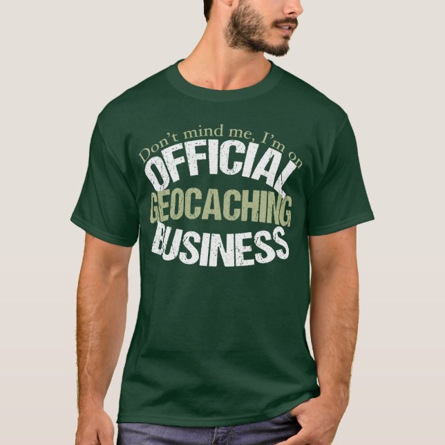 Officiell Geocaching affär Tee Shirt (Framsida)