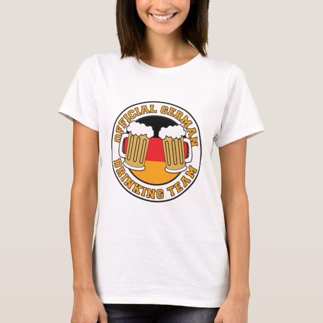 Officiell German Drinking Team Tee (Framsida)