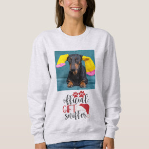 Officiell Gift Sniffer Funny Pet Hund jul T Shirt