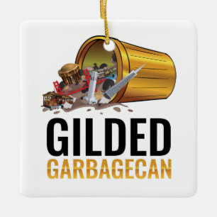 Officiell Gilded Sopor kan ornament