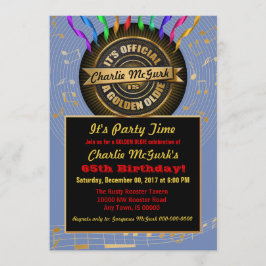 OFFICIELL Golden Oldie Party-inbjudan Inbjudningar
