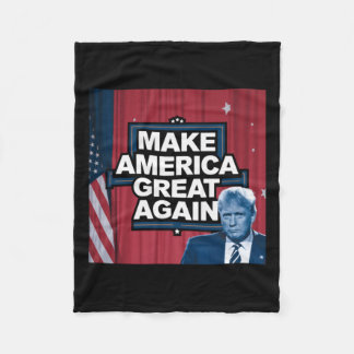 Officiell Gör Amerika Underbart igen, Merch Fleecefilt