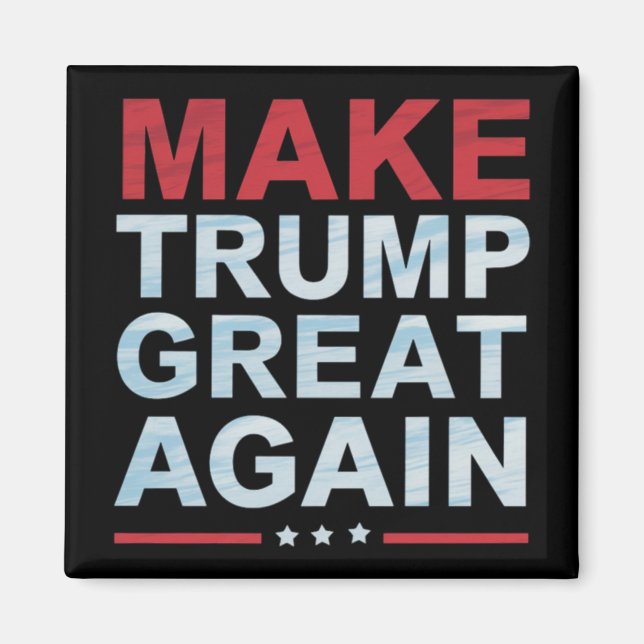 Officiell Gör trumpen Underbar igen, koppling Magnet (Framsidan)
