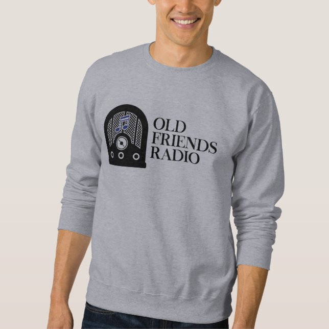 Officiell grått Old Friends Radio Sweatshirt (Framsida)
