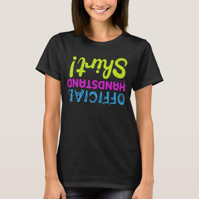 Officiell handstansskjorta tee shirt (Framsida)