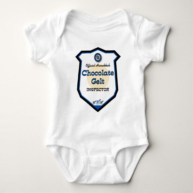 Officiell Hanukkah chokladGelt inspektör T Shirt (Framsida)