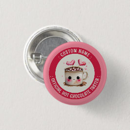 Officiell Hett Chocolate Taster Cute Cocoa Tasting Knapp