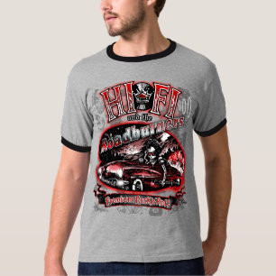 Officiell "HI FI & ROADBURNERS" T Shirt