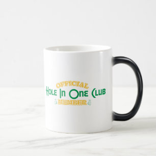 Officiell hole in oneklubbmedlem magisk mugg