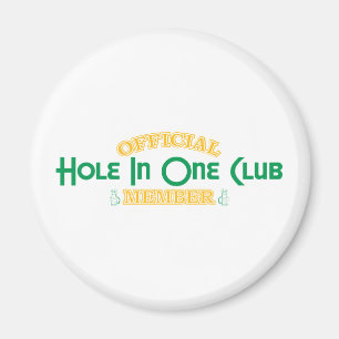 Officiell hole in oneklubbmedlem magnet