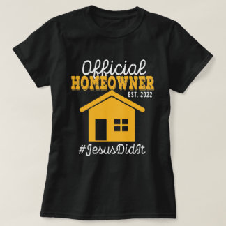 Officiell Homeowner Offert Proud New Houseuppvärmn T Shirt