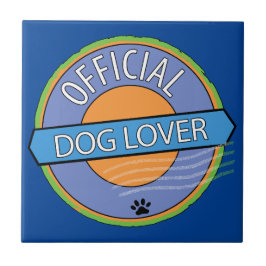 Officiell Hund älskare Kakelplatta
