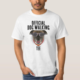 Officiell Hund Walking Tee