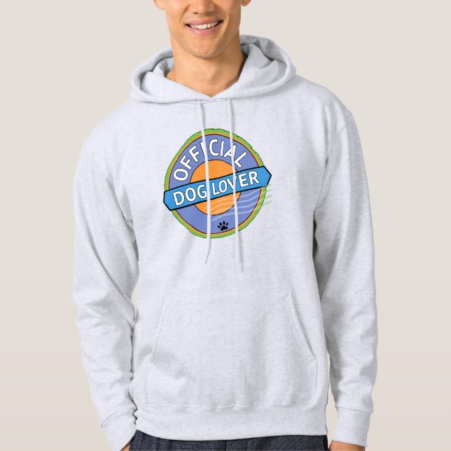 Officiell hundälskare    hoodie (Framsida)