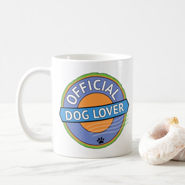 Officiell hundälskare    kaffemugg (Med munk)