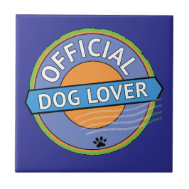 Officiell hundälskare kakelplatta